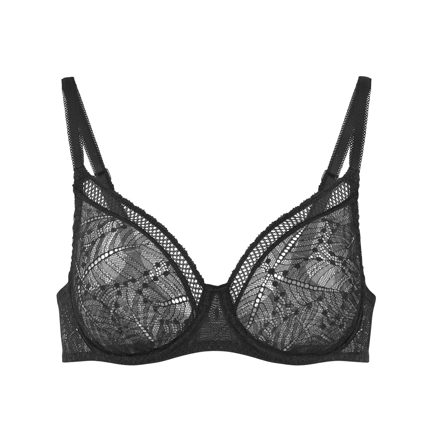 Soutien-gorge - COMETE - Armature moulé décolleté plongeant  - Simone Pérèle