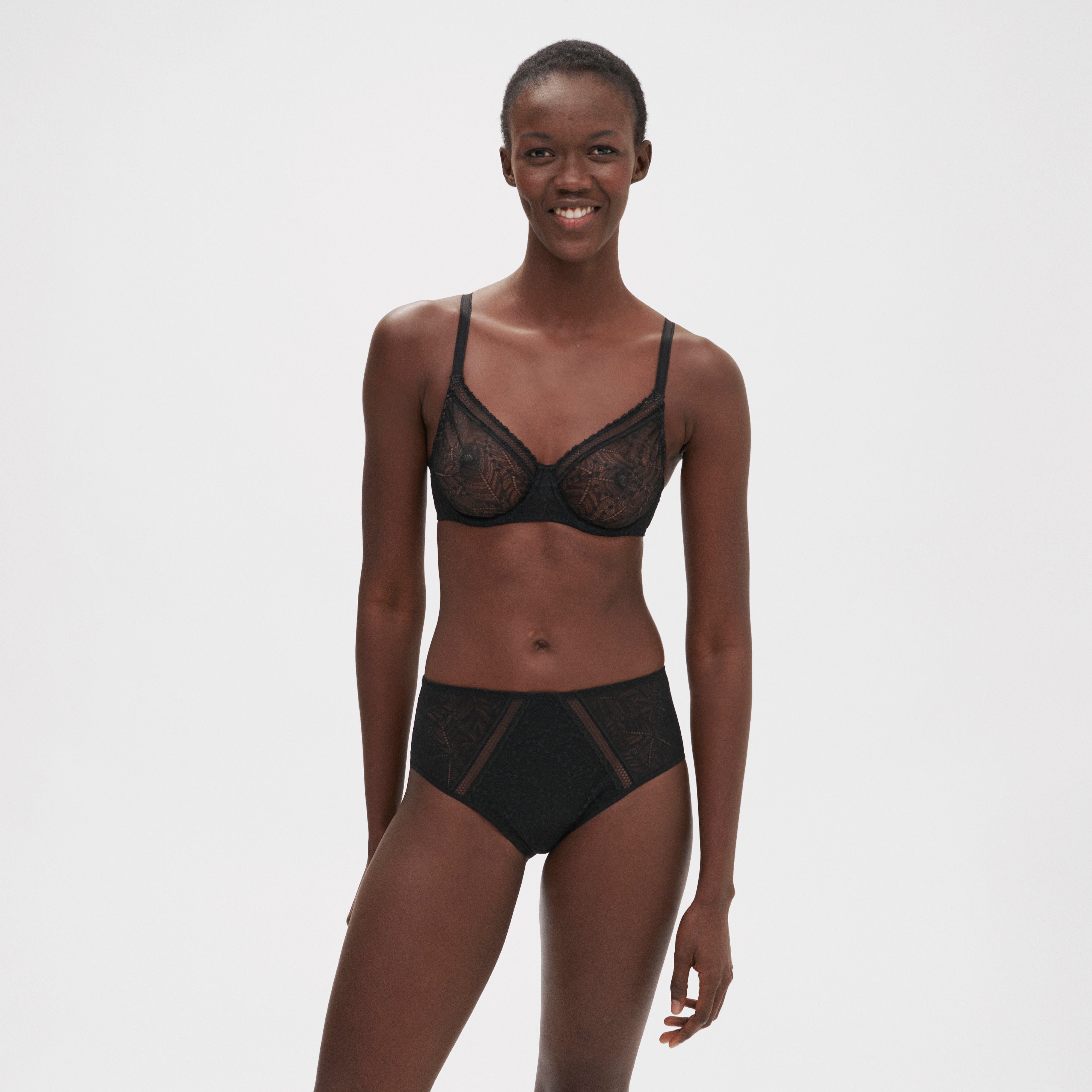 Soutien-gorge - COMETE - Armature moulé décolleté plongeant  - Simone Pérèle