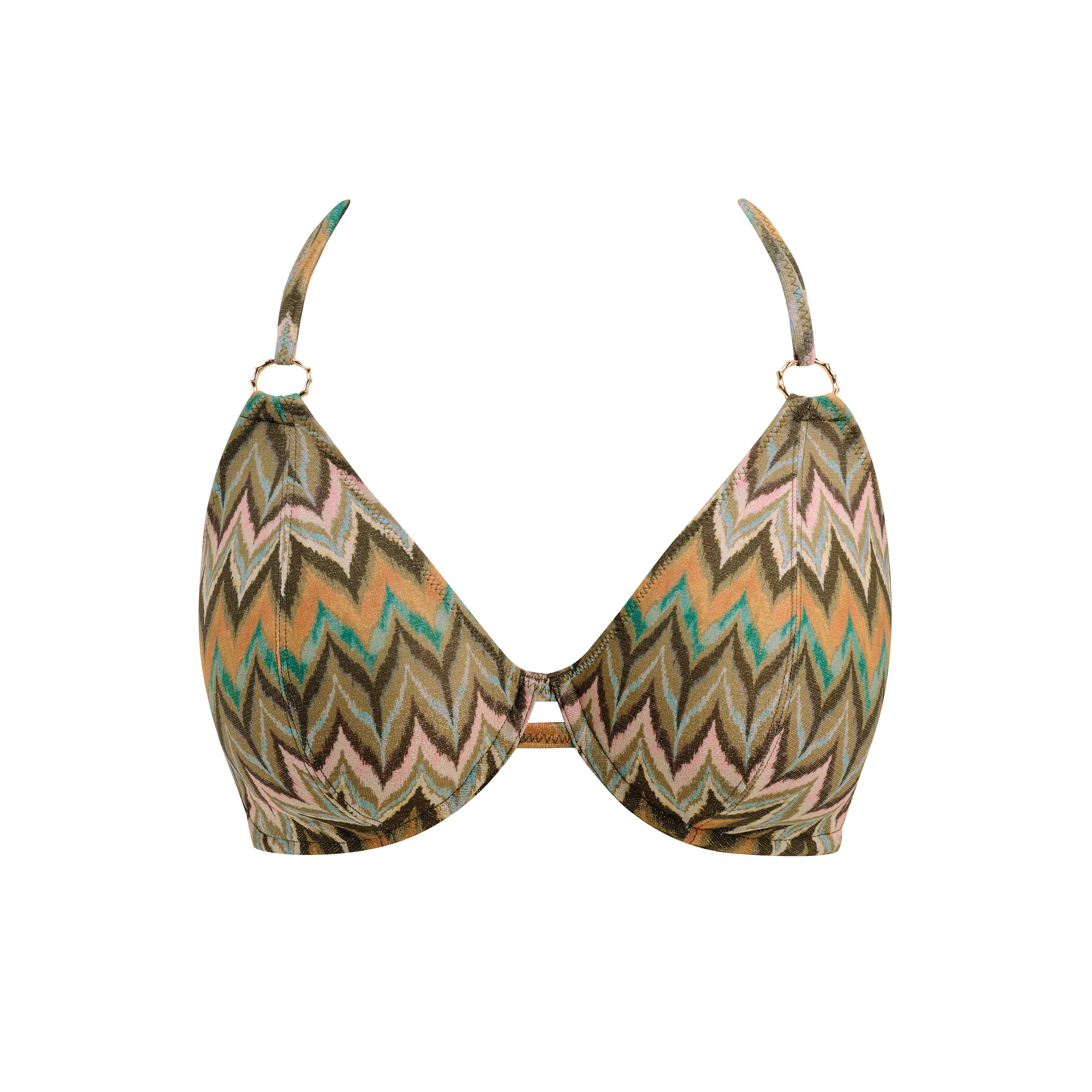 Haut de maillot de bain - Soutien-gorge tour de cou avec armatures - Arizona Wave Twilight - Freya