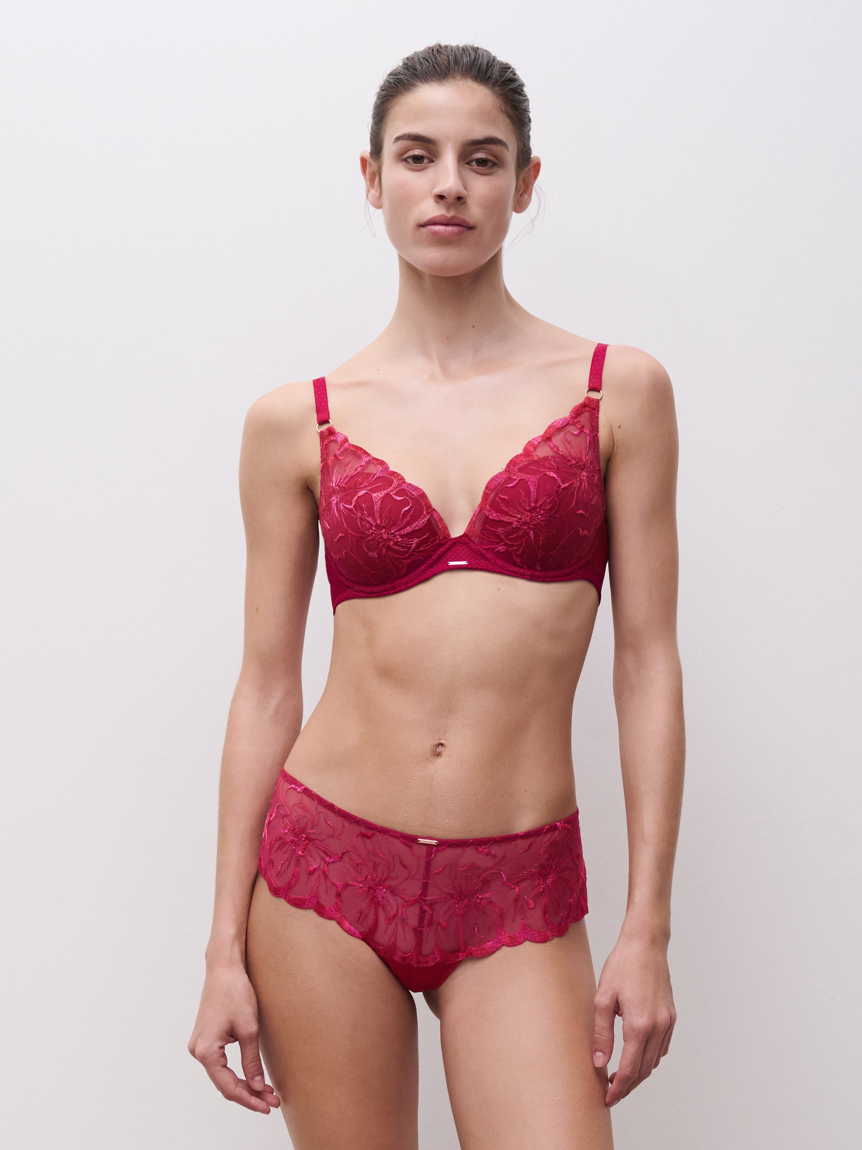Soutien-gorge - FLEUR coque plongeant - Chantelle