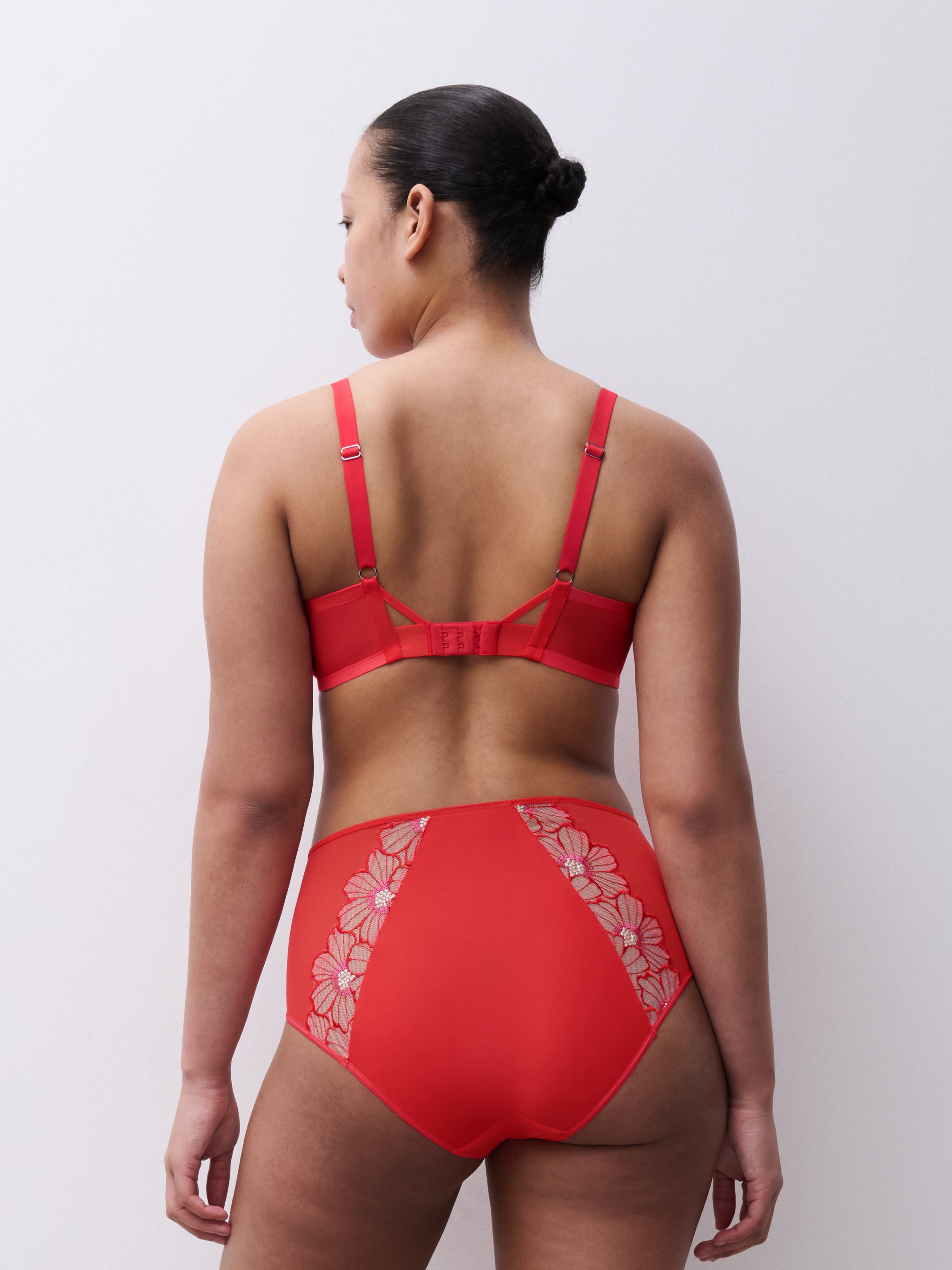 Soutien-gorge armature enveloppant - LUSH fleur flamboyante - Chantelle Pulp