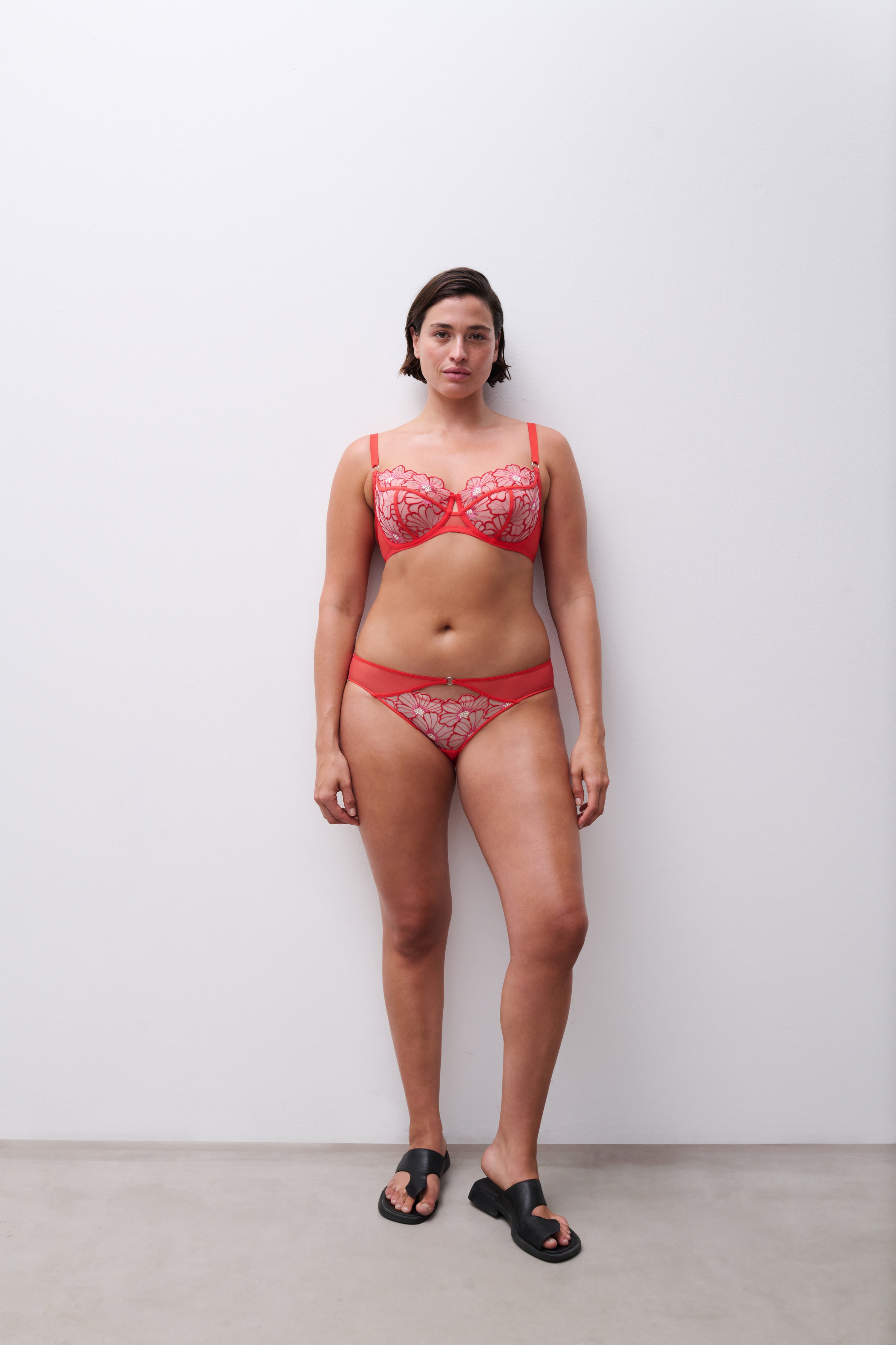 Soutien-gorge armature corbeille - LUSH fleur flamboyante - Chantelle Pulp