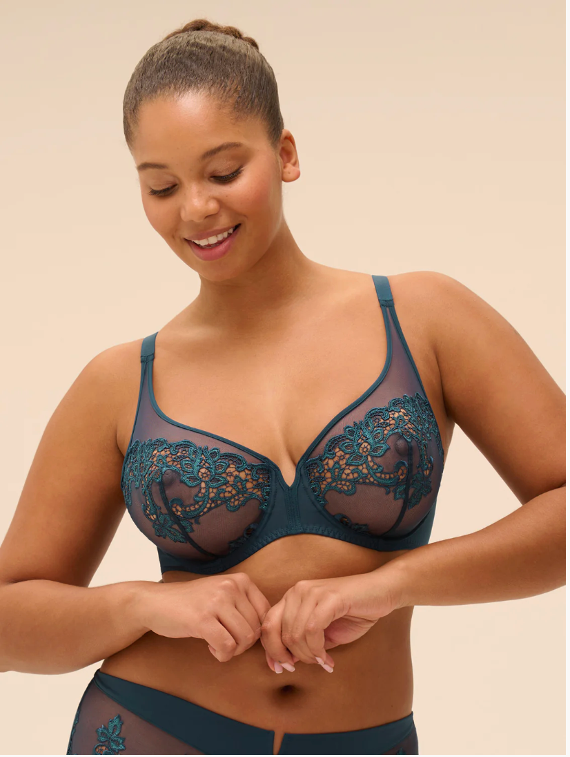 Soutien-gorge - SAGA - Armature décolleté plongeant - Simone Pérèle