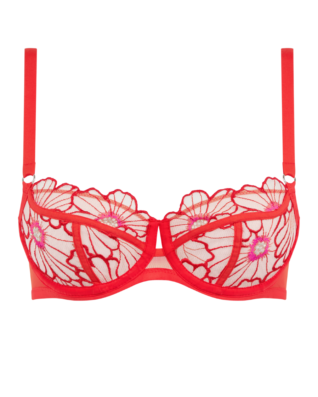 Soutien-gorge armature corbeille - LUSH fleur flamboyante - Chantelle Pulp