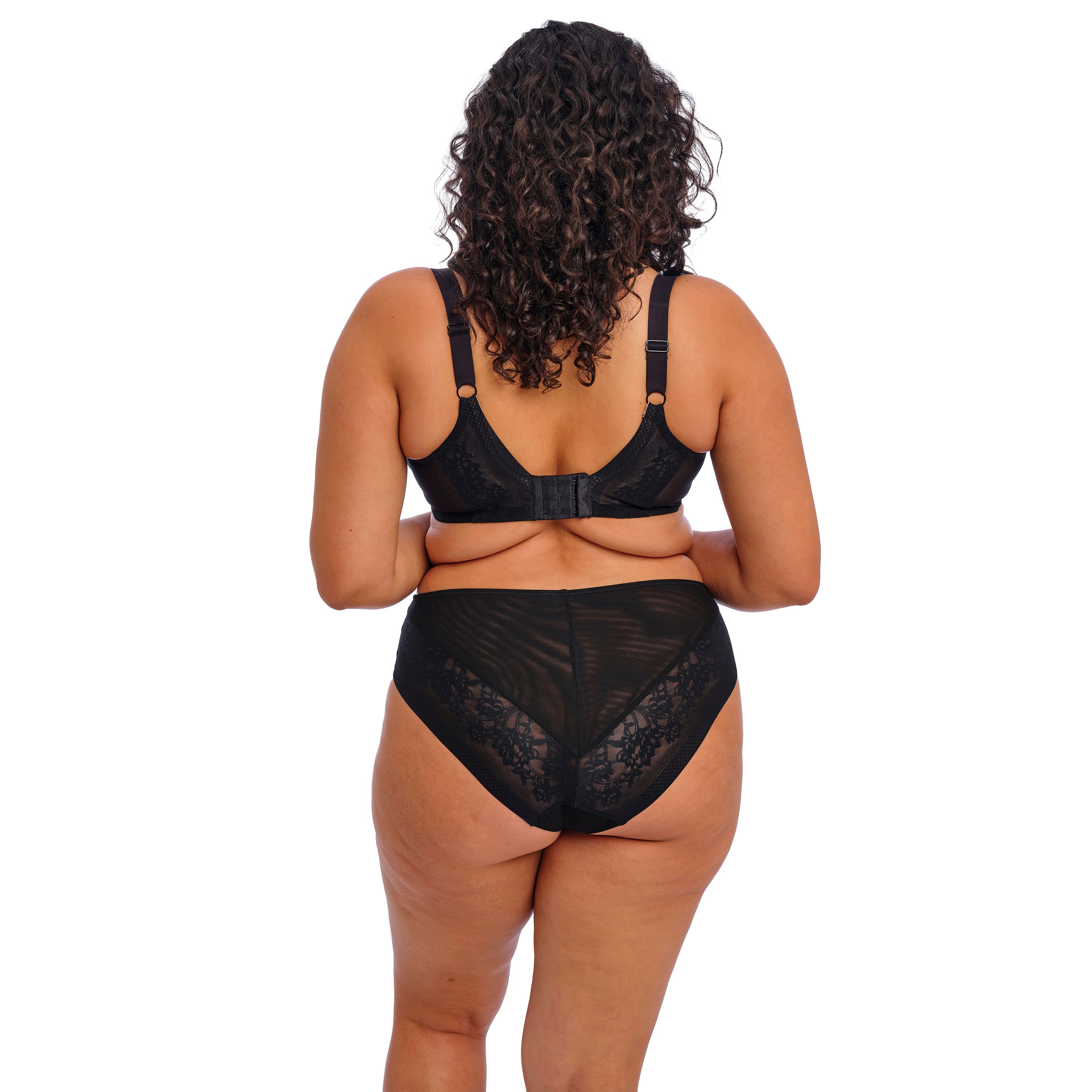 NERINA_BLACK_UW-MOULDED-SPACER-BRA_EL302710_HIGH-LEG-BRIEF_EL302753_F_TRADE_3000_SS25 fond blanc porte dos