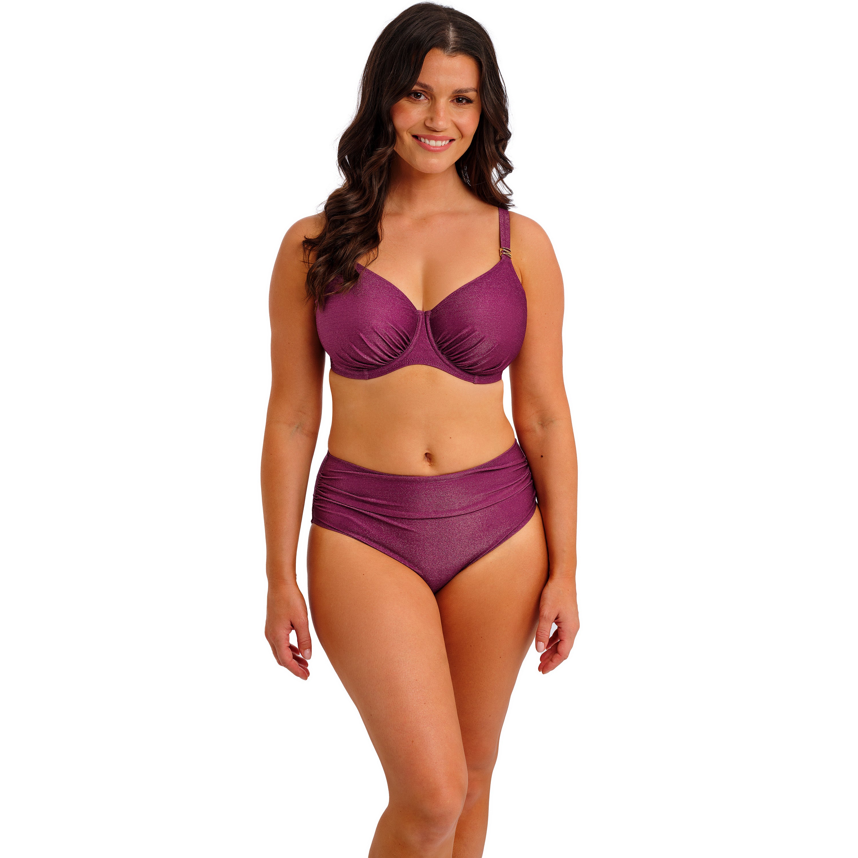 Haut de maillot de bain - Soutien-gorge plissé emboitant armatures - PAROS COAST - Fantasie