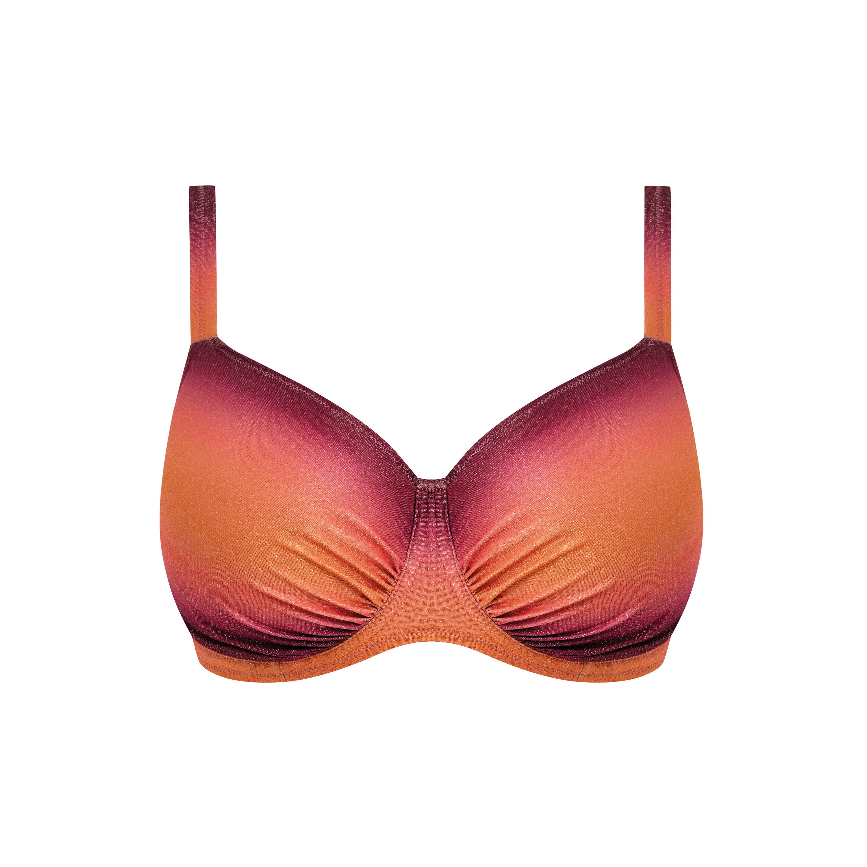 Haut de maillot de bain - Soutien-gorge plissé emboitant armatures - PAROS COAST - Fantasie