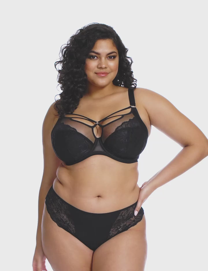 Charger la vidéo : Soutien-gorge - BRIANNA - Armatures plongeant - Elomi